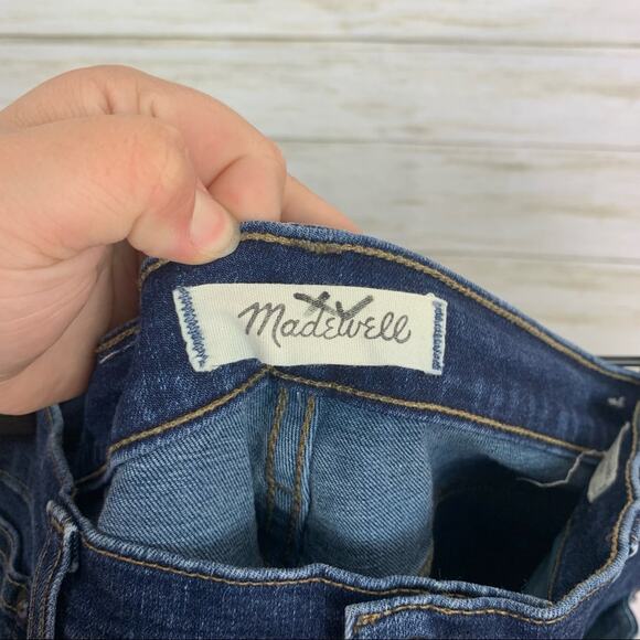 Madewell 10” High Rise Dark Wash Skinny Jeans - Picture 7 of 9
